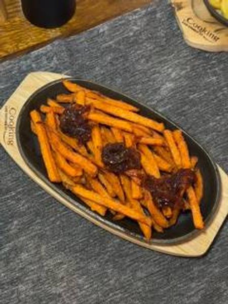 Cartofi Dulci cu Ceapă Caramelizată de Post